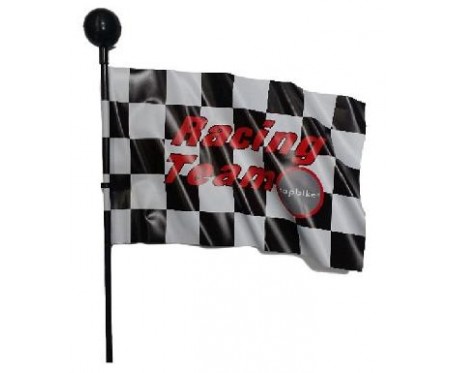 Chequered Flag for a childs bike Kids childrens bicycle hi-flyer go kart pendant